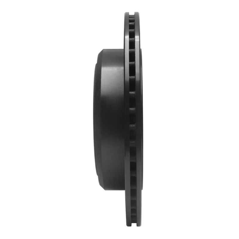 Lincoln Town Car Brake Rotor (1) - Rear Left - R1 Concepts - Drilled & Slotted - Black - `03-`11